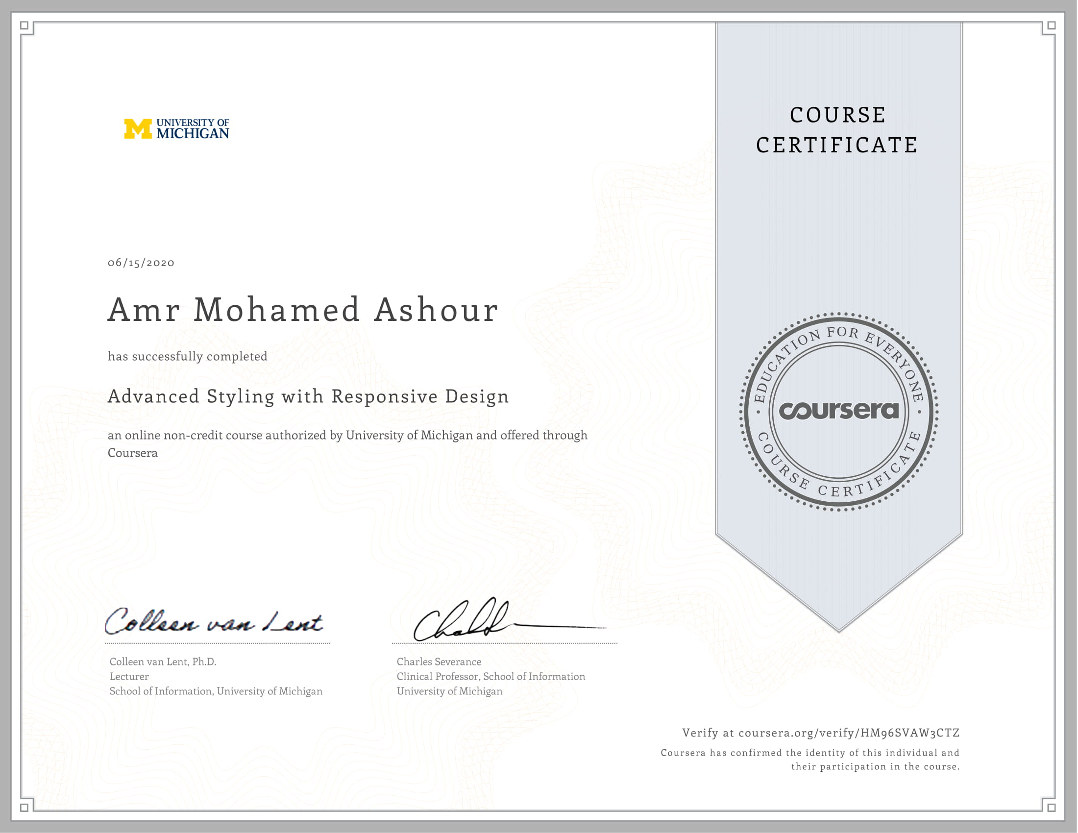 certificates