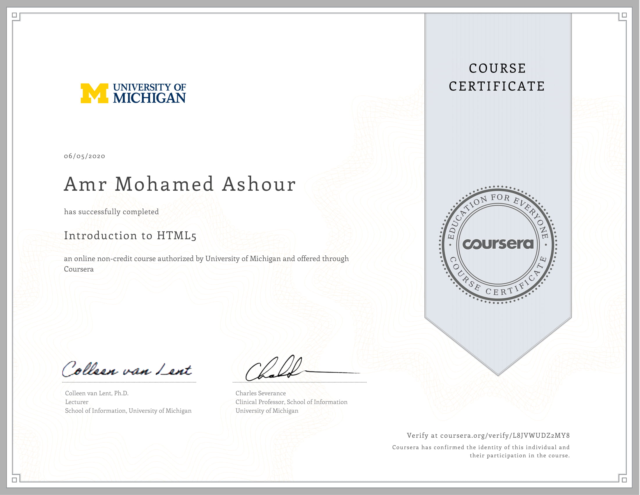 certificates