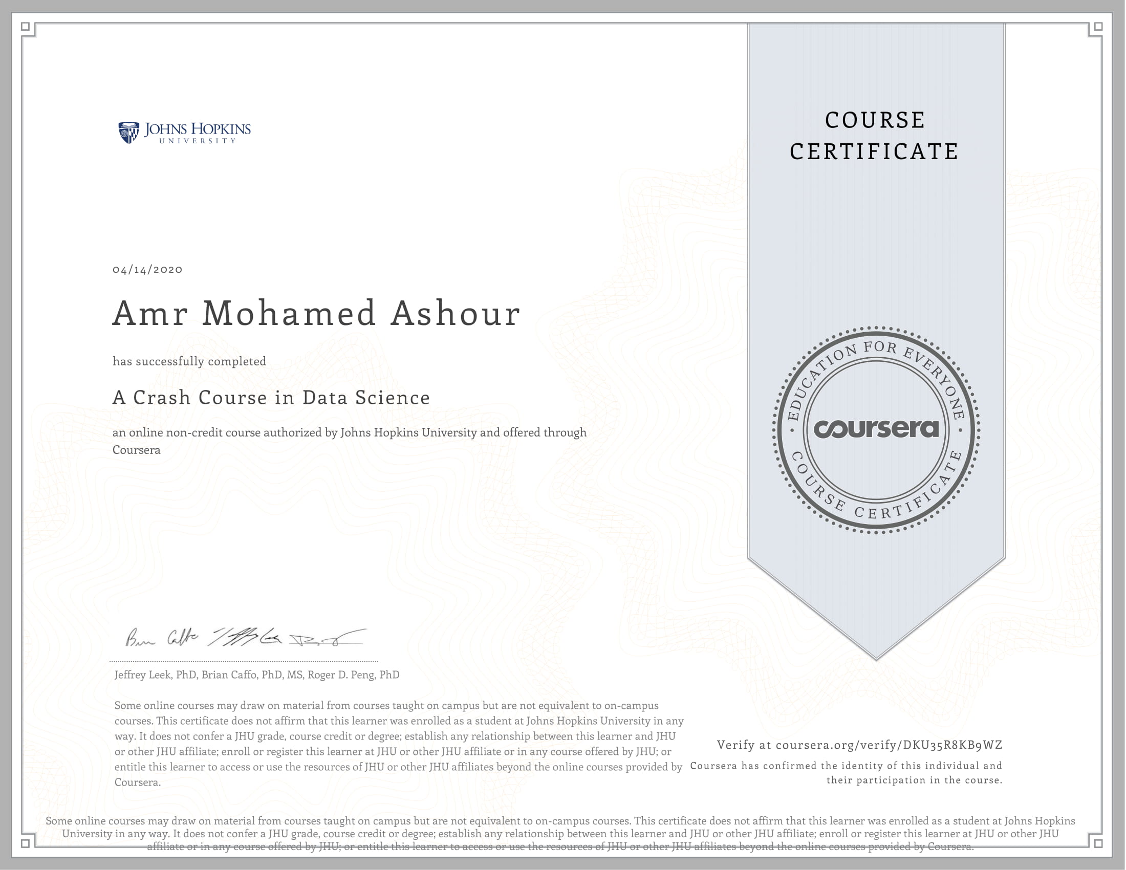 certificates